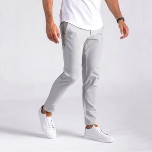 BYLT Premium Basics Men’s Everyday Pants 2.0 in Light Gray Size Large